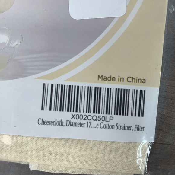 2 pk Unbleached Cheese Cloth Fabric for Straining Nut Milk, Cotton, Washable - Picture 6 of 12